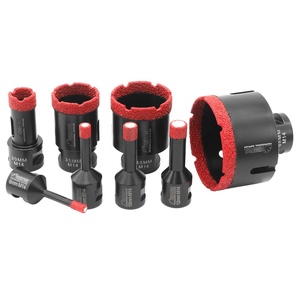 Mới Đến Chân Không Hàn Kim Cương Vương Miện Lỗ Saw Lỗ Cắt Kim Cương Phân Đoạn Lõi Khoan <span class=keywords><strong>Bits</strong></span> Công Cụ Khoan Cho Gạch Xây - Product Image 1