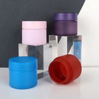 Bocaux en verre colorés de 2oz 4oz avec couvercles Pot de décrochage Bouteille en verre noir mat givré à fleurs résistant aux odeurs résistant aux enfants foncé