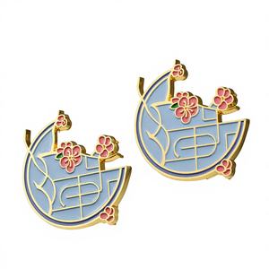 Fabricante sin Pedido Mínimo, Broches de Metal, Hierro, Aleación de Zinc, Fundidos a Presión, con Logotipo, Esmalte Suave y Duro, Insignias Personalizadas, Pins de Solapa Esmaltados - Product Image 1