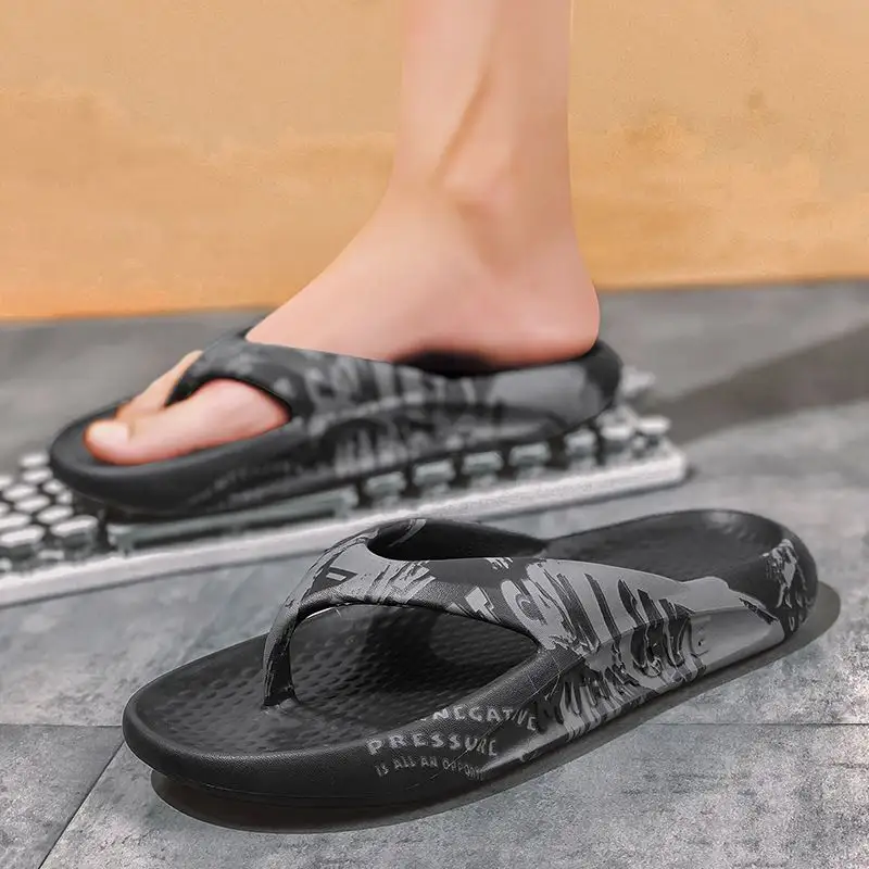 summer new beach men slides shoes male palm slippers light men flip flops comfortable slippers for men 2022