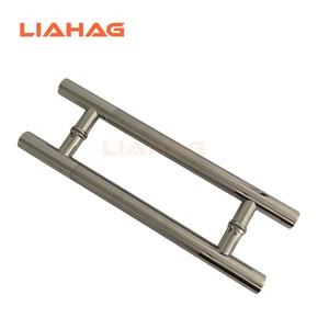 モダンなステンレススチール丸型ポーランドサテンラガードア引きハンドルメーカー中国 - Product Image 2