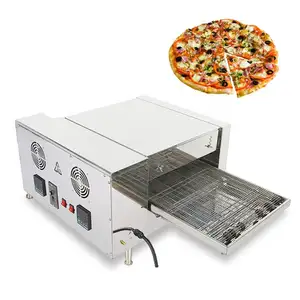 Goedkope Pizza Oven Bodem Gas Transportband Pizza Oven Met Hoge Kwaliteit