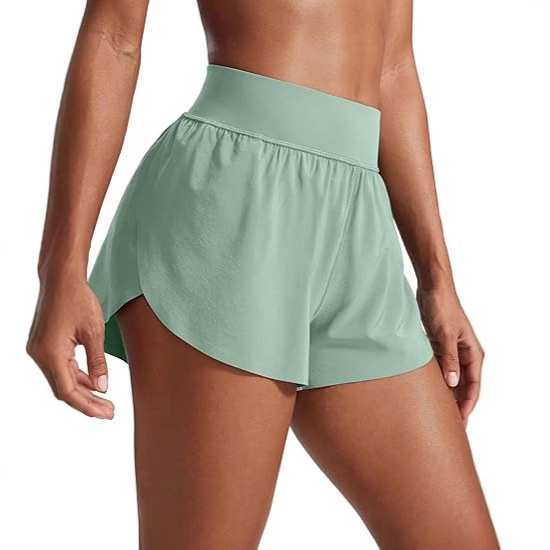 Plus-Size Activewear Pants (LJ-25052): back view showing construction, seams and support