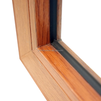 Auvent Upvc Triple Glaze Hurricane Impact Double Push Out Windows fenêtre à battants en vinyle avec moustiquaire