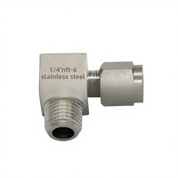 Raccords hydrauliques à quatre voies à double ferrule en acier inoxydable 304/316 sur mesure, 6 mm, 8 mm, 10 mm, 12 mm