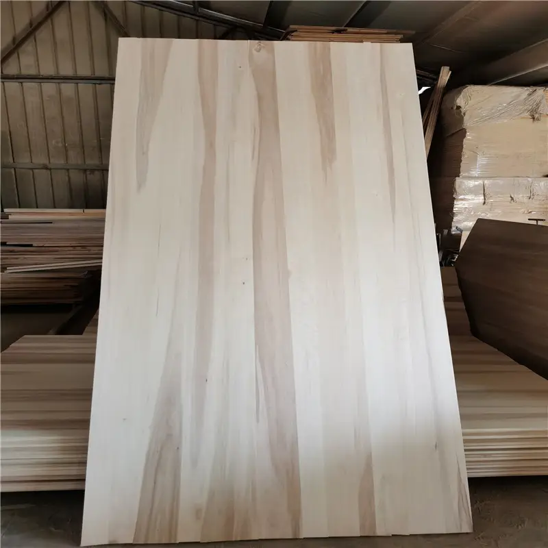 Heißer Verkaufs preis Holz Pappel Rand geklebte Brett Pappel billige Innen Holzplatte