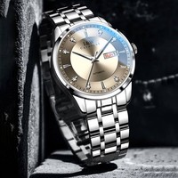 Jam Tangan Mekanik Otomatis Stainless Steel Impor OEM Mesin Jepang Desain Bisnis Pria Pesanan Kecil Kustom Privat