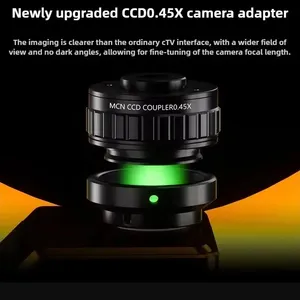 <span class=keywords><strong>Microscopio</strong></span> Industrial Estéreo Trinocular MECHANIC ROBOT Z4-B11, Zoom Continuo <span class=keywords><strong>de</strong></span> 6.5-60X, <span class=keywords><strong>Ocular</strong></span> WF10X25, Adaptador <span class=keywords><strong>de</strong></span> Cámara CCD 0.45X - Product Image 5