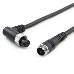 Cable eléctrico M12 de 2 núcleos con conector en ángulo, apto para línea de carrete de pesca, cables de conexión para batería de <span class=keywords><strong>granada</strong></span> de dos orificios - Product Image 5
