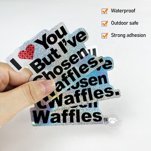 Nhanh Chóng Giao Hàng UV Bằng Chứng Không Thấm Nước Die-Cut Vinyl Dán Dính PVC Nhãn Dán Tùy Chỉnh In Ấn Chết Cắt Dán Biểu Tượng - Product Image 3