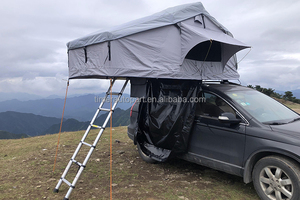 Tente <span class=keywords><strong>de</strong></span> course avant Overland pour SUV Truck Car-Remorque <span class=keywords><strong>de</strong></span> camping-car pliante pour 4 personnes avec échelle Boîte <span class=keywords><strong>de</strong></span> rangement pratique en tissu Oxford - Product Image 5