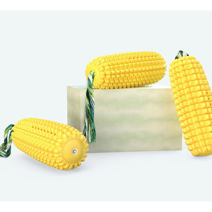 Popular pet toys corn grinding teeth sticks dog cotton <b>ropes</b> TPR toothbrushes chew toys - Product Image 4