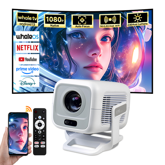 Hotack X3AA LCD Portable Mini Outdoor Projecteur Smart Android Wifi BT Mobile Phone Proyector HD 1080p Home Theater Projector