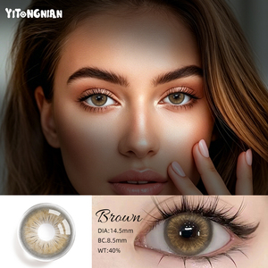 <span class=keywords><strong>Lentes</strong></span> <span class=keywords><strong>de</strong></span> <span class=keywords><strong>Contacto</strong></span> <span class=keywords><strong>de</strong></span> <span class=keywords><strong>Color</strong></span> <span class=keywords><strong>con</strong></span> Receta al por Mayor, 14.5mm, Tonos Azules y Marrones para Ojos Oscuros - Product Image 6
