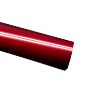 Film de protection liquide métallique rouge TPU 1,52*15m, finition brillante métallique, effet de couleur audacieuse avec film de protection de peinture