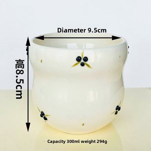 New Korean Style <b>Ceramic</b> Handheld Fruit <b>Cup</b> Three-dimensional Fruit Polka Dot Gourd <b>Cup</b> Household Modern Simple Sweet and Cute - Product Image 6
