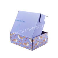 Carton ondulé dur de taille personnalisée, impression de logo, enveloppe en papier kraft, boîte d'emballage d'expédition de livraison postale pour vêtement