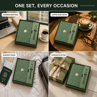 Carnet de notes de style professionnel de qualité supérieure en papier Dowling format A5, personnalisé, idéal pour un cadeau, ensemble cadeau au design élégant