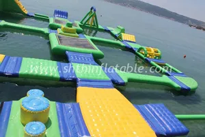 Inflatable Commercial Water Park 45*40m Commercial Inflatable Floating Water Park Inflatable Sea Water Park Inflatable Entertainment Equipment