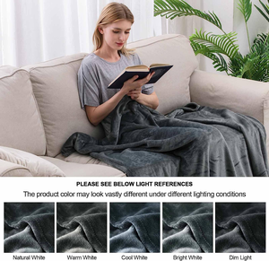 Chăn Ném Siêu Mềm Dày Ấm Áp Trên Giường Sofa Chăn Lông Cừu Flannel Nhung Lông Mịn Cho Mùa Đông - Product Image 4