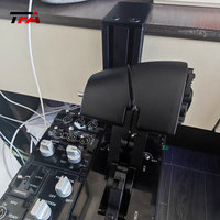 Braket Penyangga Joystick Simulator Penerbangan Logam untuk Pengaturan Gaming Kokpit dengan Ketinggian yang Dapat Disesuaikan dan Struktur Pemasangan yang Praktis