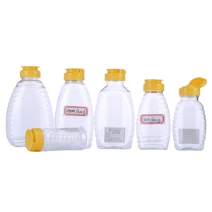 Wholesale PET Plastic Empty Honey Bottle Plastic Honey Packaging Plastic Bottle