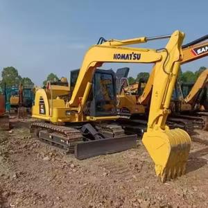Marca japonesa usada Komatsu pc70 excavadora sobre orugas excavadora de 7 toneladas maquinaria de segunda mano de China tractores bajas horas de descuento - Product Image 1