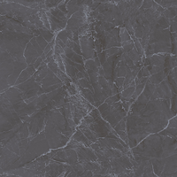 Carrelage en porcelaine aspect marbre gris foncé 750x1500mm, facile à nettoyer, imperméable, pour sol, mur, salon, hôtel
