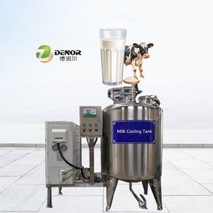 Motor çekirdek bileşeni ile süt dondurma suyu süt soğutma sistemi için yüksek verimlilik 50L 100L paslanmaz çelik soğutma tankı - Product Image 4