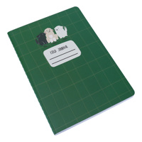 Carnet de travail quotidien personnalisé avec logo imprimé par le fabricant, cahier ligné, reliure cousue, journal pour les devoirs