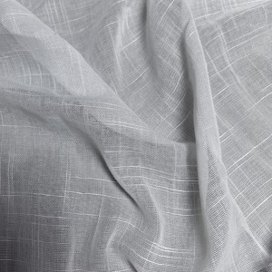 Cortinas de Tul Transparente Estilo Lino, Económicas, Suministro de Fábrica, para la Sala de Estar - Product Image 4
