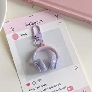 CHENXI Oferta Destacada: Llavero de Acrílico Flexible con Diseño de Auriculares, Colgante para Mochila, Adorno de Moda para Bolsos, Regalos de Negocios - Product Image 4