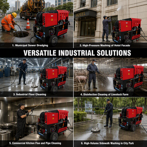 Machine de nettoyage de canalisations industrielle haute performance, nettoyeur de canalisations à jet <span class=keywords><strong>d</strong></span>'eau haute pression, vente en gros commerciale - Product Image 3