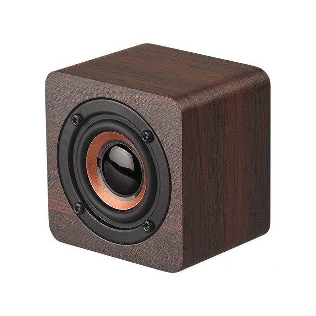 Wooden Mini bluetooth Speaker Cell Phone Portable Creative Gift Small Audio Outside High-power Subwoofer