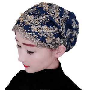 Muslim Women's Lace and Veil - Breathable, Eco-friendly, All-season Headscarf <b>Hat</b> - Product Image 5