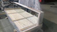 Miroir décoratif Art Déco durable et abordable, sans cadre, biseauté, avec revêtement argenté personnalisé, panneau de verre pour montage mural