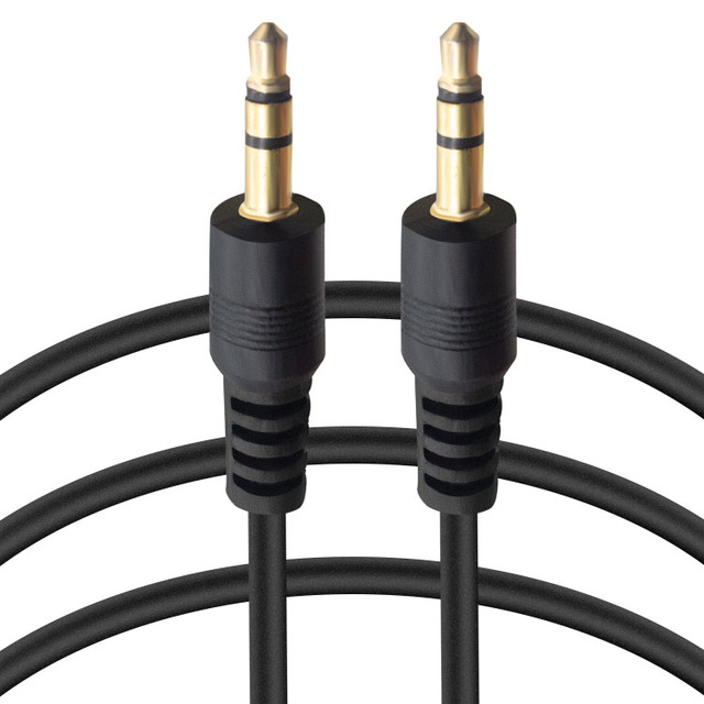 Aux Cable 3.5mm Gold Plated 3.5mm Male to Male Stereo Audio Jack Cable