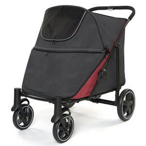 New Upgrade Luxury Dog Stroller for Medium Dogs Foldable Elegant Style Portable Trolley Low MOQ for Cats - Product Image 1
