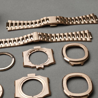 Dernière montre mécanique pour homme en or pur 571118K avec bracelet en acier intégré et boucle déployante, montre élégante haut de gamme pour banquets et sports