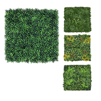 Mur végétal artificiel de haute qualité, écologique, résistant aux UV, pour extérieur, décoration, verdure, type fleur en plastique, pour bureau et mariage