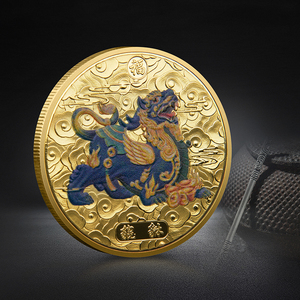 Spot Business piccolo cavallo regalo per il successo monete Commemorative felicità placcato in argento placcato oro monete da collezione - Product Image 2