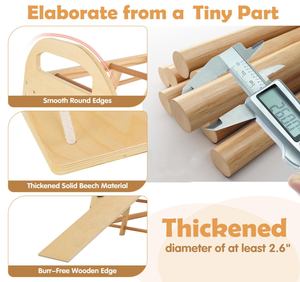 Aire de jeux intérieure Montessori 8 en 1 pour enfants, ensemble de jeu d'escalade pour les tout-petits avec toboggan balançoire filet barres de singe échelle de corde - Product Image 5