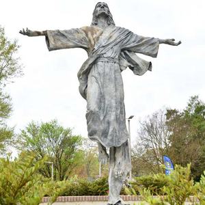 Personalizado Iglesia Católica Luterana Escuela Latón Fundición Resucitado <span class=keywords><strong>Cristo</strong></span> Jesús Estatua Tamaño Real Cruz Resucitado Jesús Bronce Escultura - Product Image 5