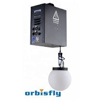 Machine à billes cinétique pour événement sphère à led éclairage de scène grue de levage treuil cinétique à lumière cinétique treuil dmx