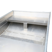 Nouveau bateau de travail en aluminium soudé 2026, petit bateau en aluminium pour 4 passagers, bateaux de pêche fluviale à vendre