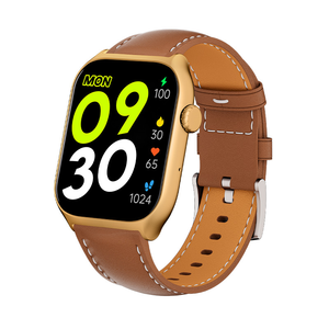 Reloj Inteligente TFT Cuadrado con Carga Magnética, Control Táctil, Llamadas, Frecuencia Cardíaca, Presión Arterial, Monitor de Oxígeno, Resistente al Agua, Correa de Cuero - Product Image 1