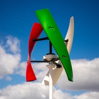 Éoliennes à axe vertical domestiques 1KW 2KW 3KW 5KW certifiées CE RoHS, série R&X RX-VX, garantie 10 ans, personnalisables