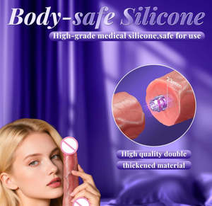 Consolador grande y largo OEM de alta calidad, juguete sexual para adultos, consolador realista calentado, 9 modos de vibración de empuje para estimulador de clítoris de punto G - Product Image 6