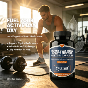 Capsules de soutien sportif à base de plantes, extrait de Horny Goat Weed 800mg, 90 gélules, complément énergétique pour améliorer les performances sportives chez l'homme - Product Image 6