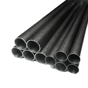 Uxcell Carbon Fiber Round Tube 16x14x500mm 3K Roll Wrapped Matt For RC Airplane 1 Pack - View #12